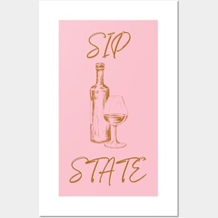 Sip State Posters and Art